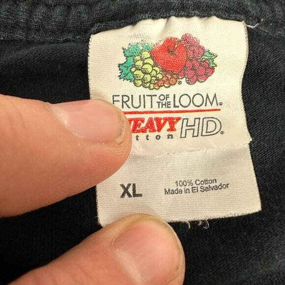 Snapcat Cat Graphic Tee Black Fruit Of The Loom Heavy Cotton Size XL - Picture 4 of 6